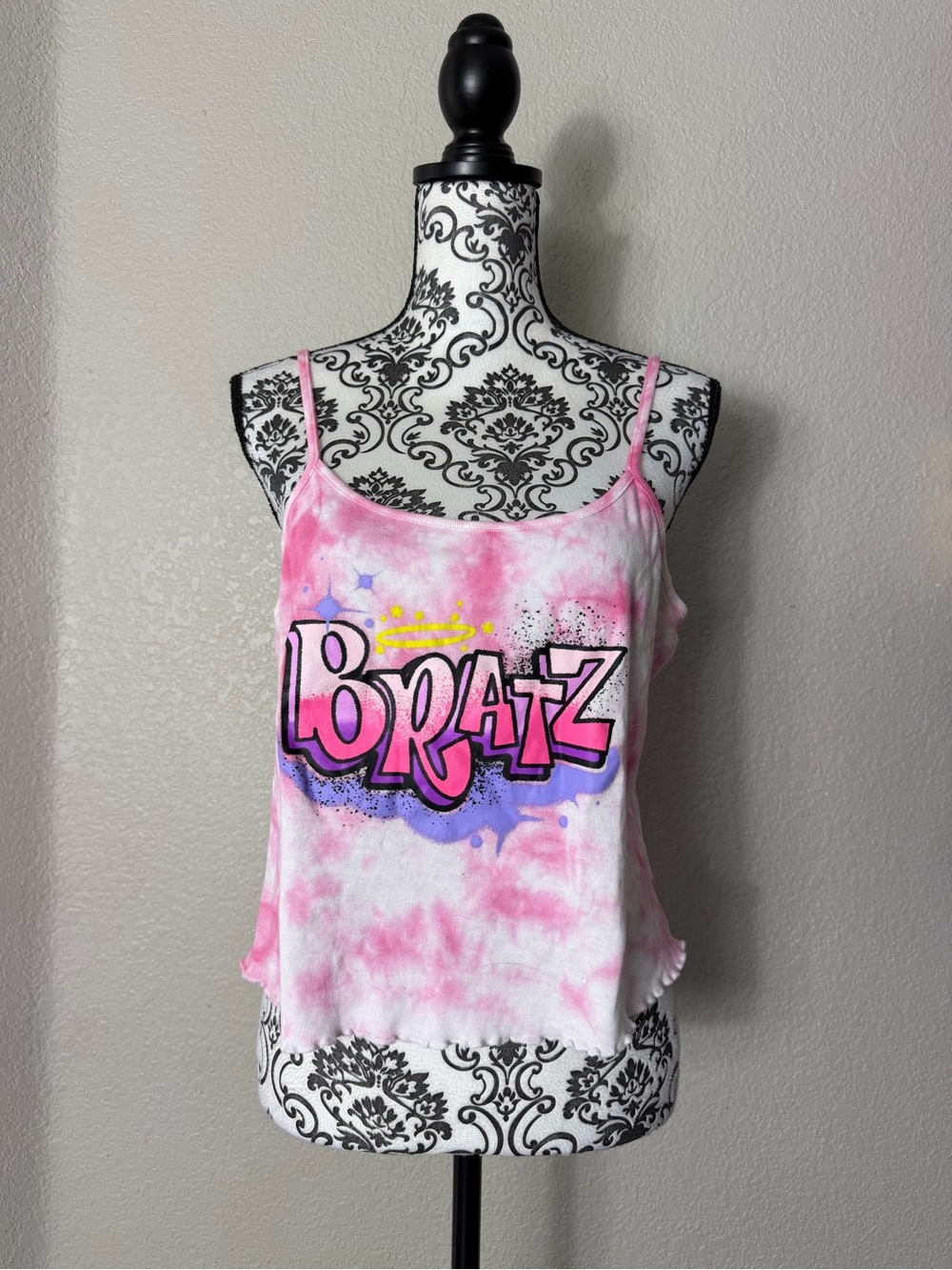 Bratz Pink Tie-Dye Graphic Camisole